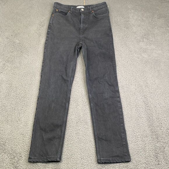 RE/DONE 70s Straight Black Stovepipe Sz 28 Style 193-3W7STRT - Picture 1 of 11